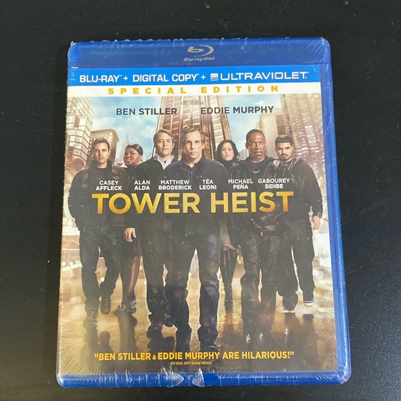 ⭐️4/$36⭐️ Tower Heist [Blu-ray + Digital Copy + UltraViolet] - Picture 1 of 2